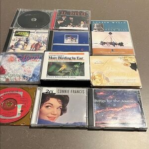 Collection of Music and Audio CDs